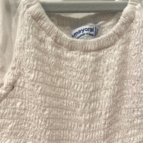 Mayoral 24M white cotton dress - Picture 3 of 3